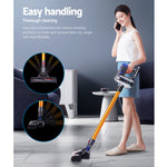 Sleek Gold Cordless Stick Vacuum Cleaner - 150W