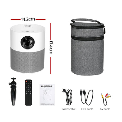 Portable Mini Video Projector 1080P Wifi Home Theater Hdmi Carry Bag