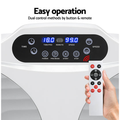 Vibration Machine Vertical Rhythm Platform Resistance Rope Home Workout