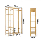 Maximize Space with Clothes Organizer Storage Rack Shelves