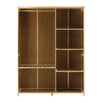 Open Wardrobe Clothes Rack with Hanging Rail & 5 Storage Shelves