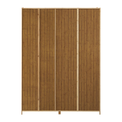 Open Wardrobe Clothes Rack with Hanging Rail & 5 Storage Shelves