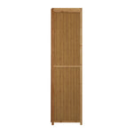 3 Door Wardrobe 6 Shelf Clothes Cabinet | HomeAndLiving
