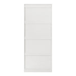 Wardrobe Large 2 Doors 4 Shelves White