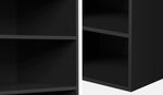 Wardrobe Shelf Unit 5 Shelves Black