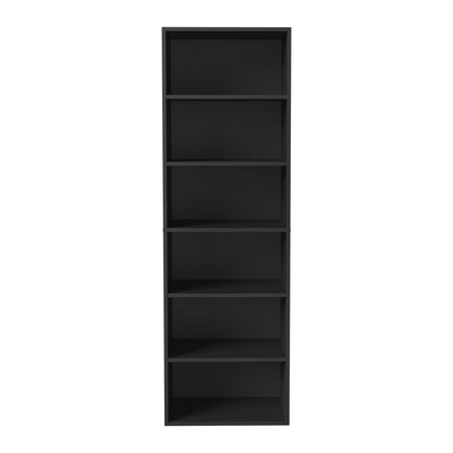 Wardrobe Shelf Unit 6 Shelves Black