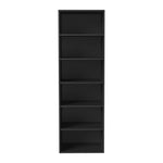 Wardrobe Shelf Unit 6 Shelves Black