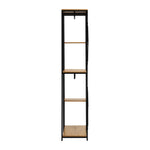 Large Open Wardrobe Hanging Rail 5 shelves