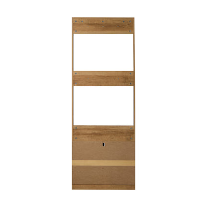 Tree Wardrobe Shelf Bench Coat Rack Entryway Storage Natural