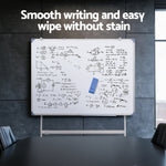 90X120Cm Standing Magnetic Whiteboard With Wheels