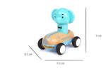 Wooden press go racer elephant with sound and light