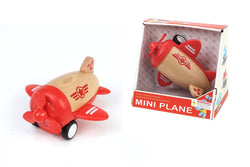 Wooden racer plane propellor with sound- red