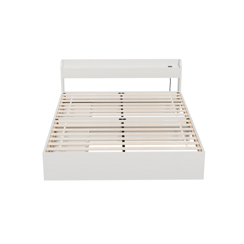 Sleep Space Queen/Double/Single Bed Frame with Storage Drawers