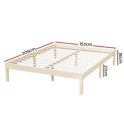 Pine Platform Series Double/Queen/single Size Wooden Bed Frame