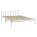 Bed Frame Queen Size Wooden White Sofie