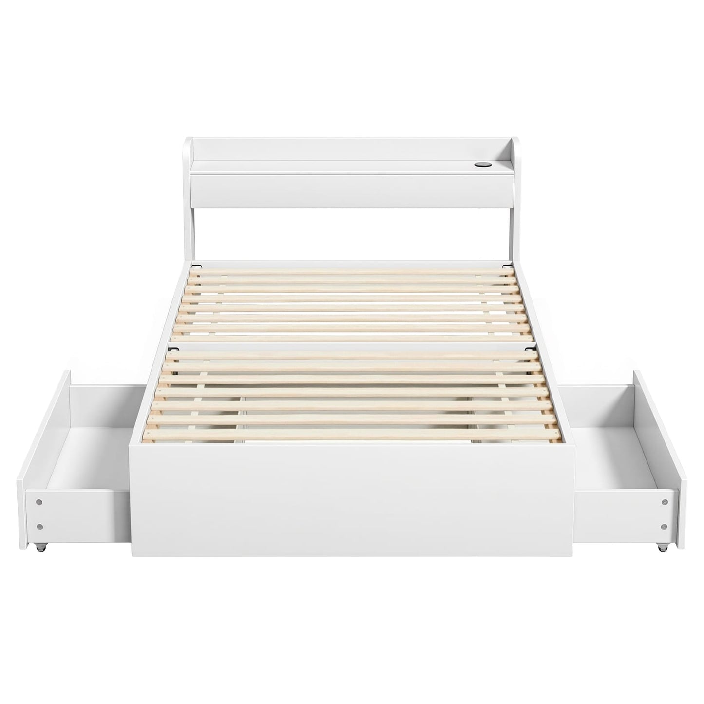 King Single Bed Frame With Storage 211x96x70cm