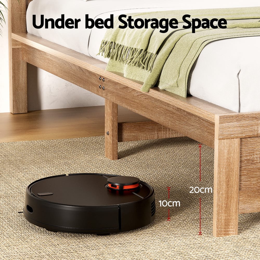Queen Bed Frame Wooden Modern 168x208x90cm