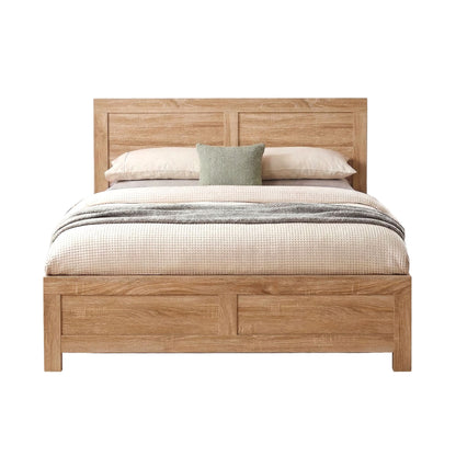 Single Bed Frame Wooden Walnut Finish | HomeAndLiving - 8