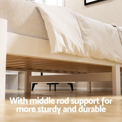 Single Bed Frame With Storage 198x98x69cm