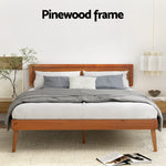 Queen Size Wooden Bed Frame - Splay