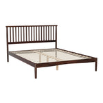 Elegant Walnut Double Bed Frame