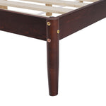 Elegant Walnut Double Bed Frame