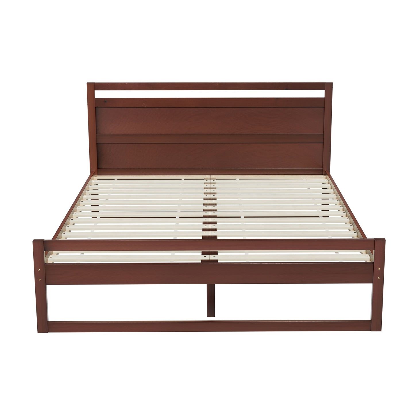 Bed Frame King Single/Double/Queen Size Wooden Walnut