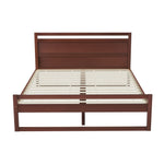 Bed Frame King Single/Double/Queen Size Wooden Walnut