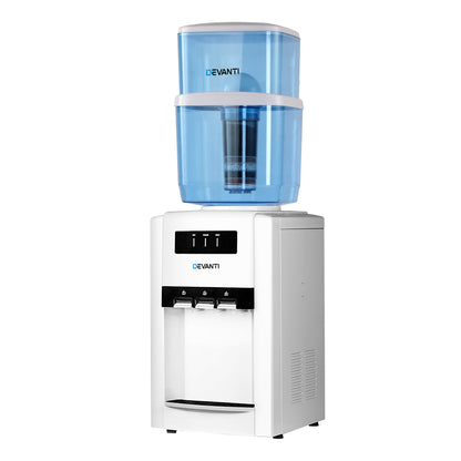 Water Cooler Dispenser Bench Top 22L W/2 Filter