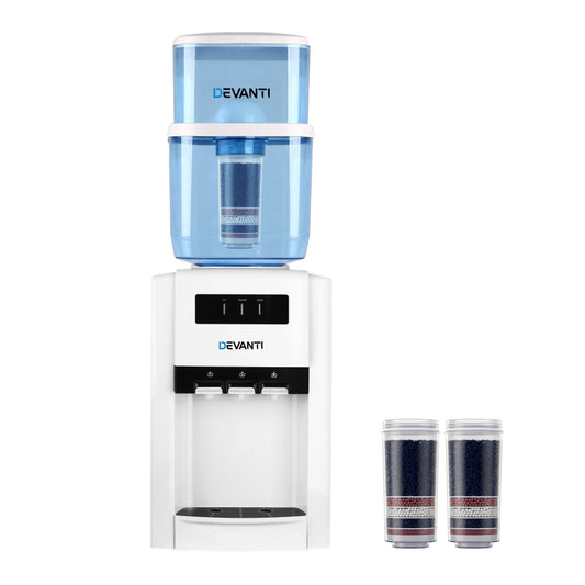 Water Cooler Dispenser Bench Top 22L W/2 Filter