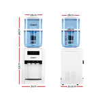 Devanti 22L Bench Top Water Cooler Dispenser Hot Cold Filter Purifier Three Taps