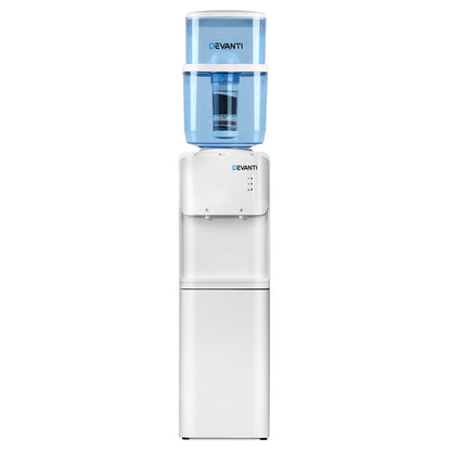 Water Cooler Dispenser Top-Loading 22L Hot & Cold - White