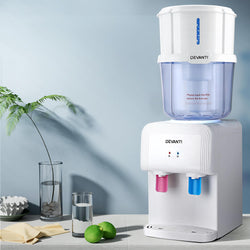 Water Cooler Dispenser Bench Top White