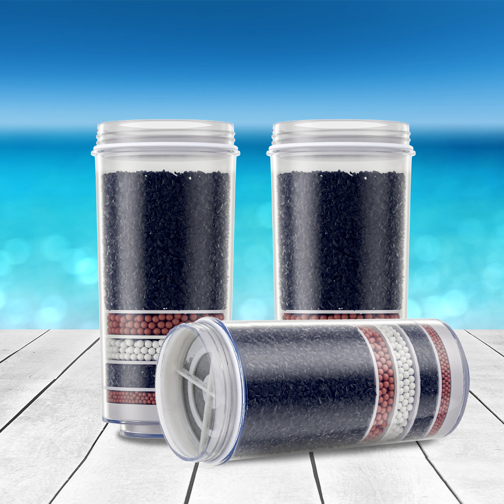 Water Cooler Filter Cartridge 6-Stage Carbon Mineral - 3 Pack