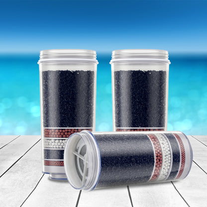 Water Cooler Filter Cartridge 6-Stage Carbon Mineral - 3 Pack