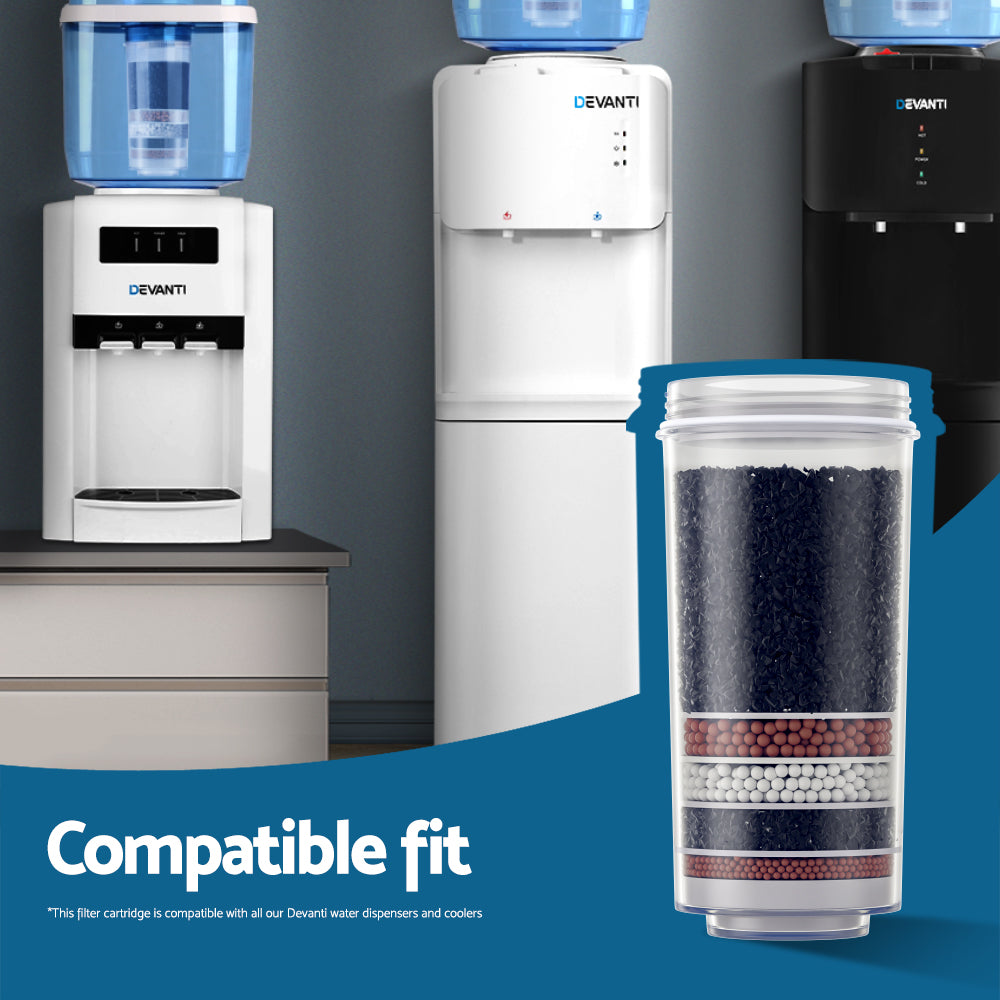 Water Cooler Filter Cartridge 6-Stage Carbon Mineral - 3 Pack