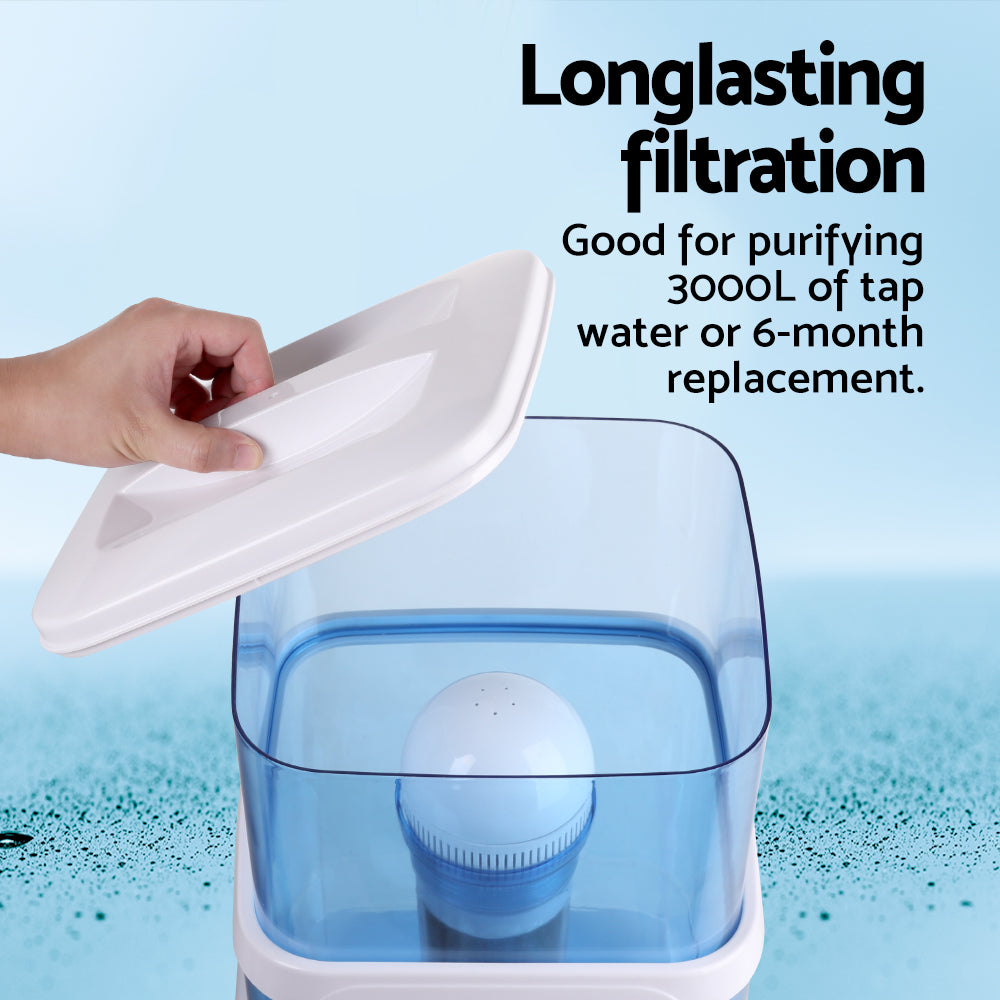Water Cooler Filter Cartridge 6-Stage Carbon Mineral - 3 Pack