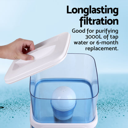 Water Cooler Filter Cartridge 6-Stage Carbon Mineral - 3 Pack