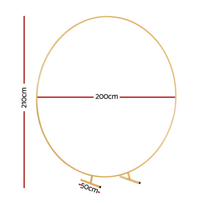 2m Round Backdrop Stand - Wedding Balloon Party Display