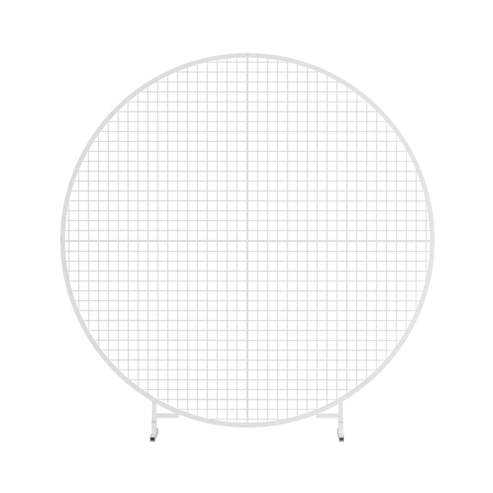 2M Round Backdrop Stand Wedding Background Decoration Party Flower Bal