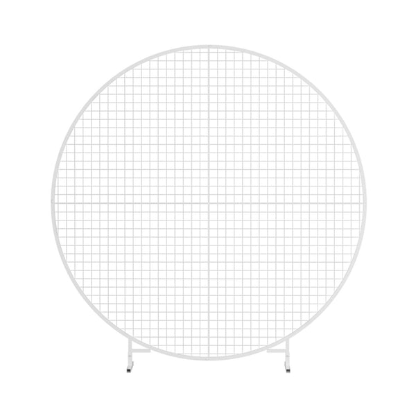  2M Round Backdrop Stand Wedding Background Decoration Party Flower Balloon Display