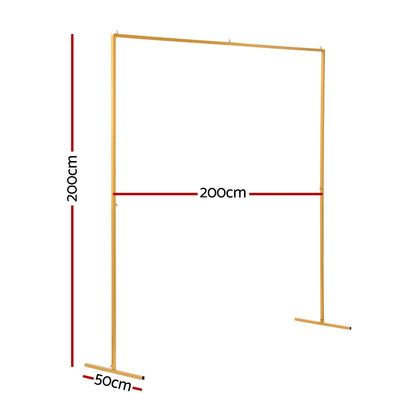 Stylish Wedding Backdrop Stand - Golden