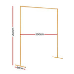 Stylish Wedding Backdrop Stand - Golden