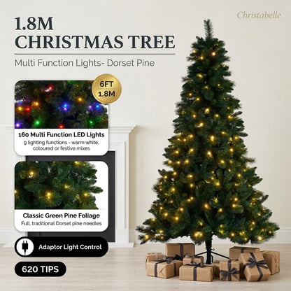 Pre Lit Christmas Tree Green
