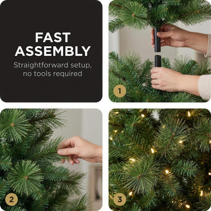Pre Lit Christmas Tree Green