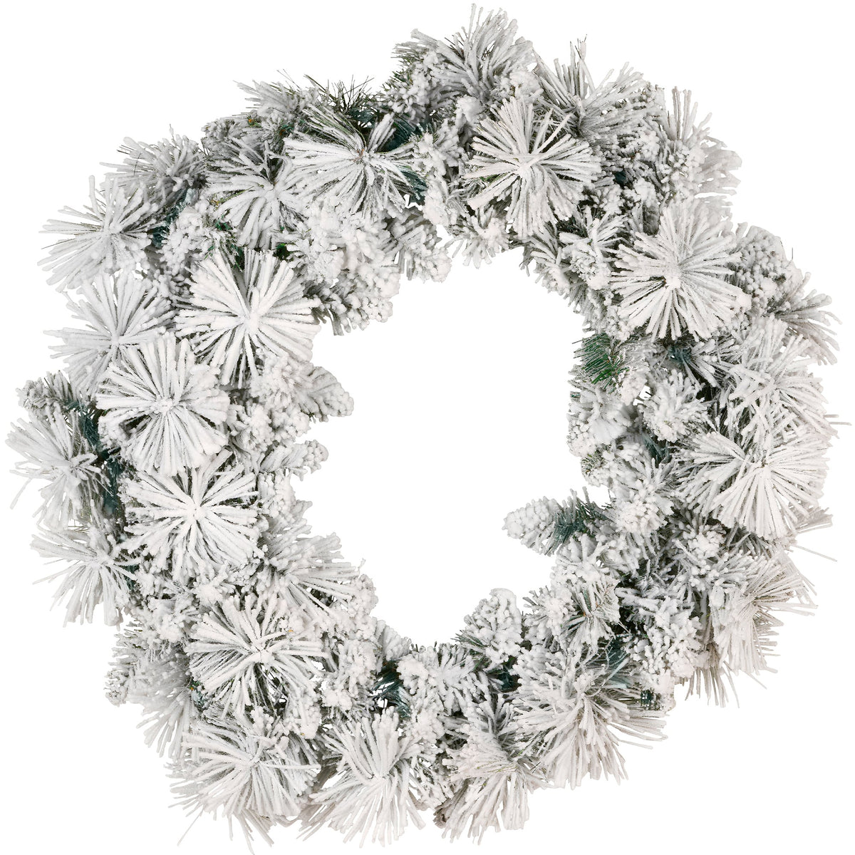 Snowy Christmas Wreath 61cm