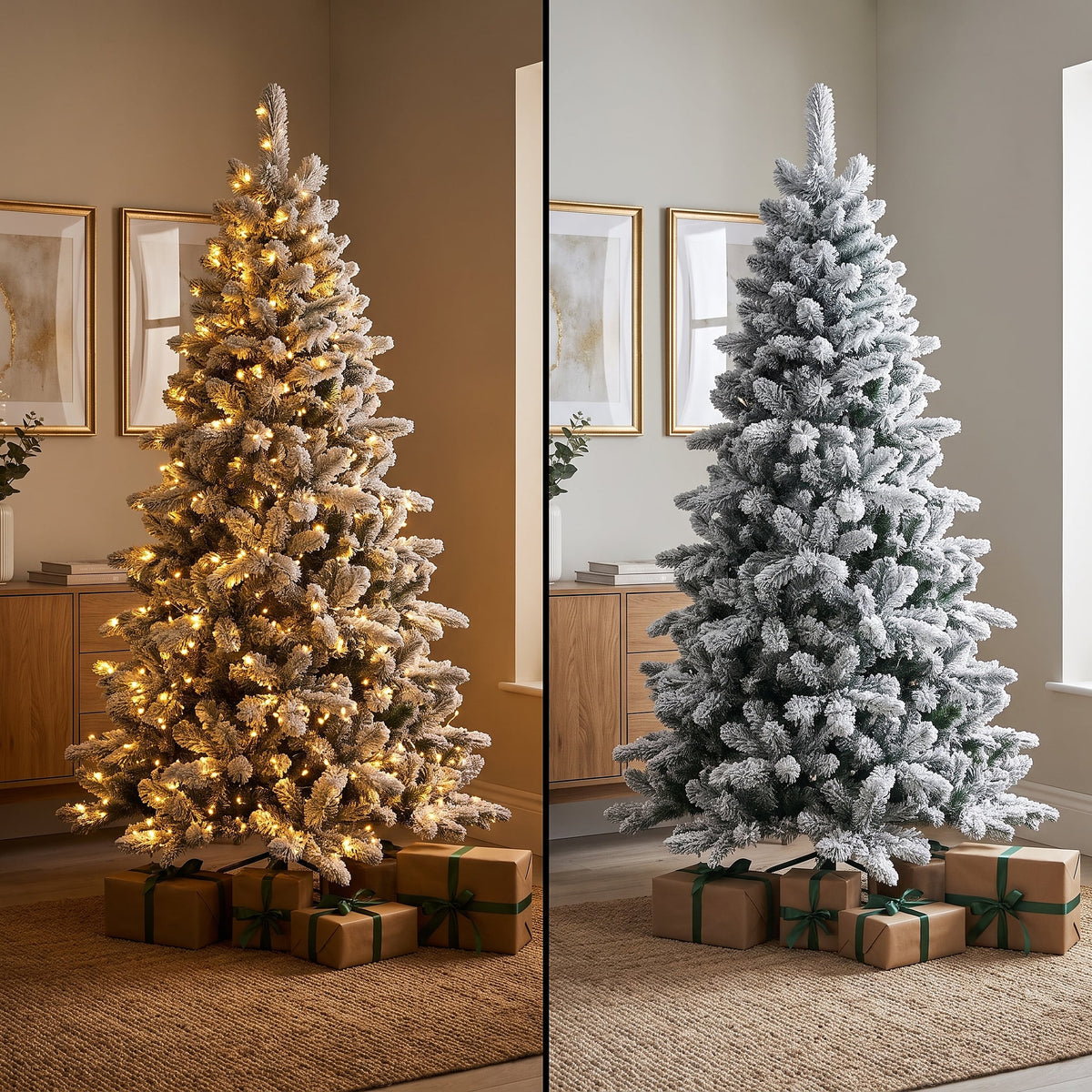 Christmas Tree Pre Lit Silver