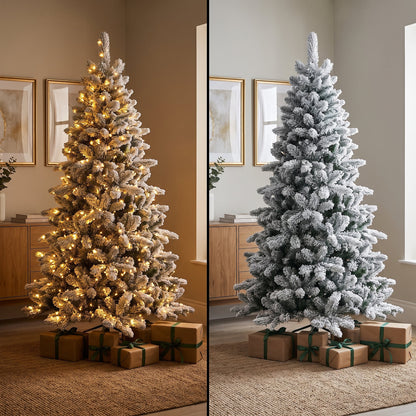 Christmas Tree Pre Lit Silver