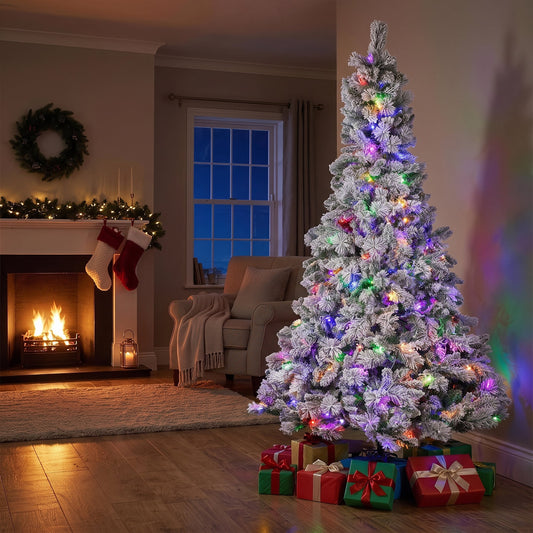Christmas Tree Pre Lit Silver