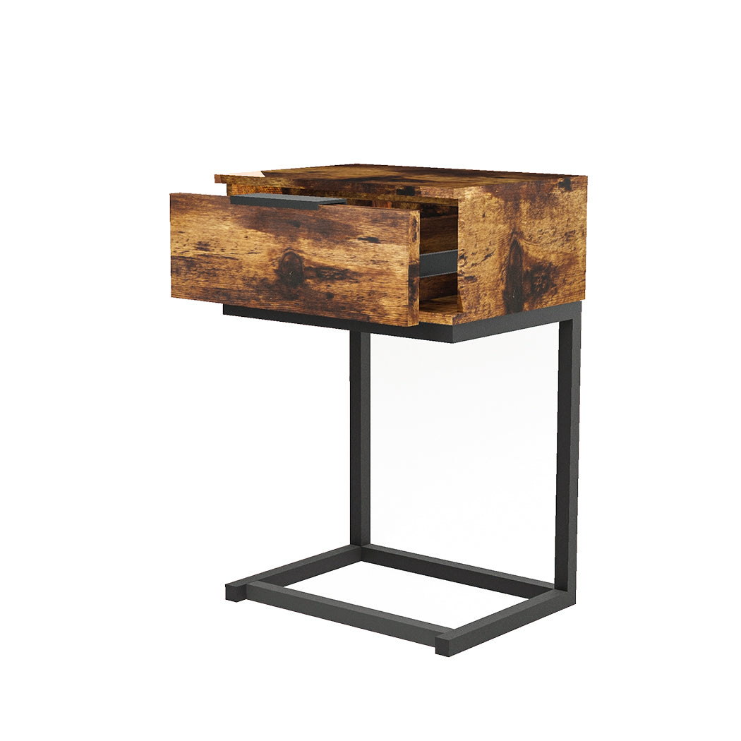 Stylish Bedside Tables Side End Table  Easy Assembly Classic